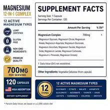 NPNutrition Magnesium 12-IN-1 Complex Capsules