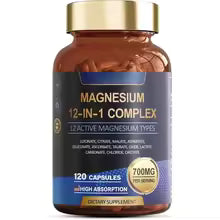 NPNutrition Magnesium 12-IN-1 Complex Capsules
